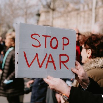 Sign Stop War on Protest Against War