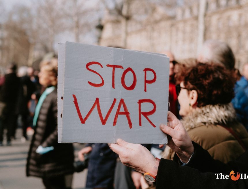 Sign Stop War on Protest Against War