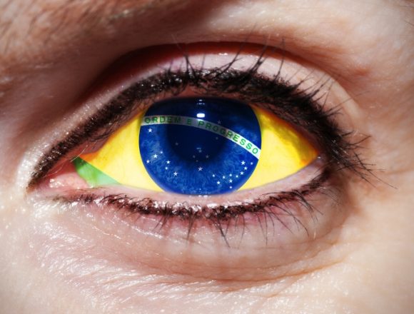 World cup Brazil Flag Eye