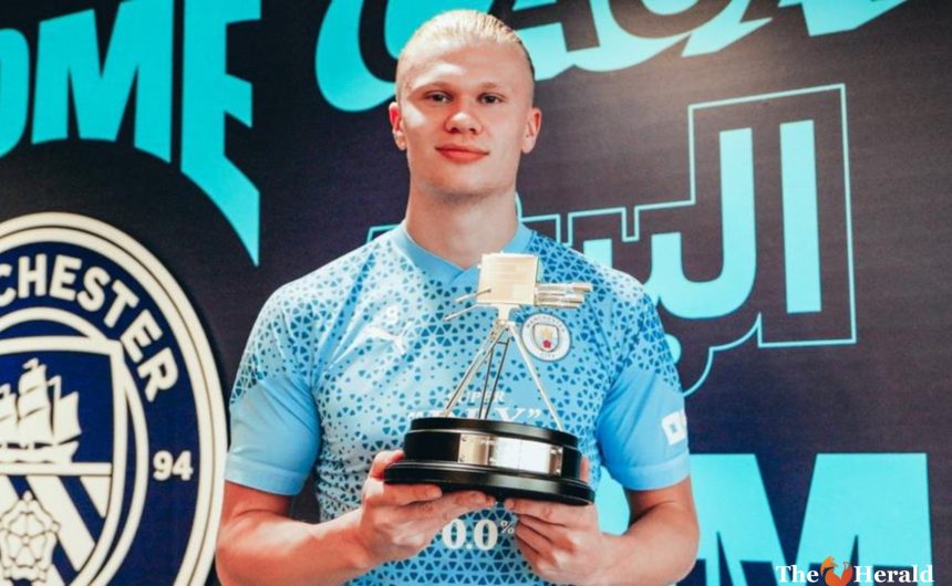 Sports Personality of the Year 2023: Manchester City's Erling Haaland wins World Sports Star award