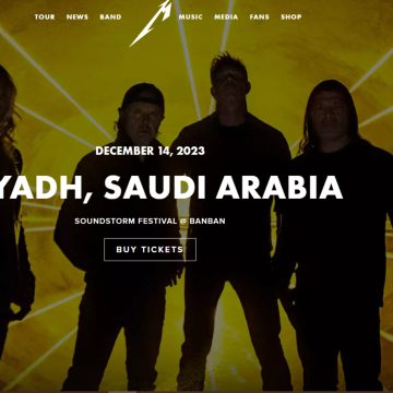 ميتاليكا عرض الرياض