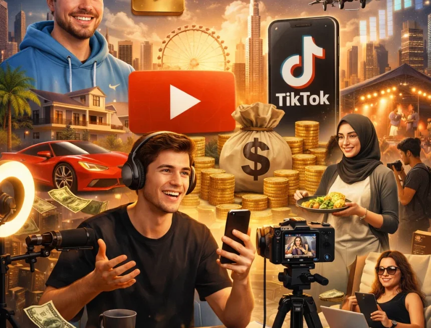 اقتصاد صناع المحتوى: كيف أصبح اليوتيوب والتيك توك مهنة عالمية جديدة؟