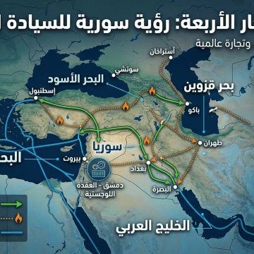 مشروع “البحار الأربعة”: بعث الجغرافيا السورية من بوابة السيادة اللوجستية