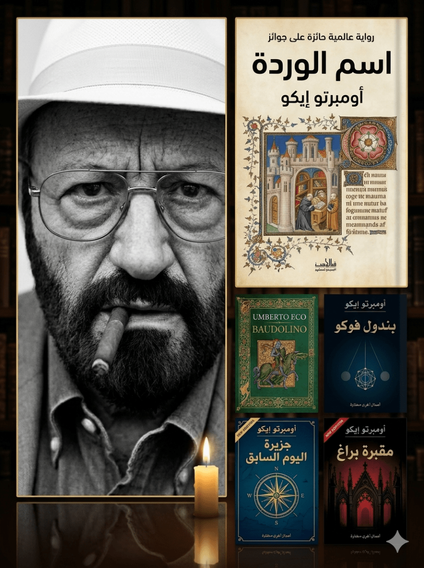 لماذا “اسم الوردة” هي أشهر روايات أمبرتو إيكو؟
