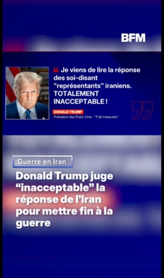 WhatsApp Image 2026-05-11 at 1.03.07 PM Trump juge « inacceptable » la réponse iranienne et agite le spectre d’une reprise des hostilités