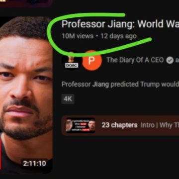 10 millions de vues en 10 jours : Le professeur chinois Jiang dévoile ses scénarios de fin du monde et l’effondrement américain